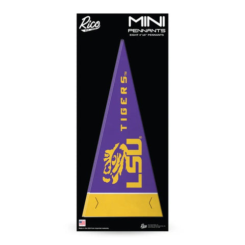 LSU Tigers Pennant Set Mini 8 Piece-0