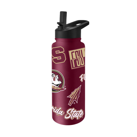 Florida State Seminoles Quencher Bottle 34oz Stainless Steel Dreamweave-0