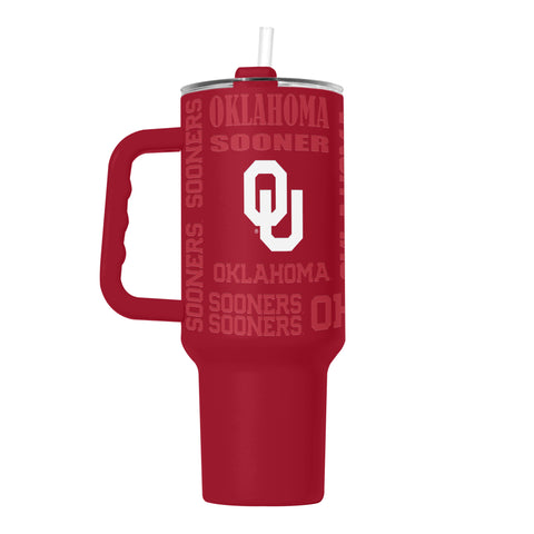 Oklahoma Sooners Tumbler 40oz Powder Coat Replay-0