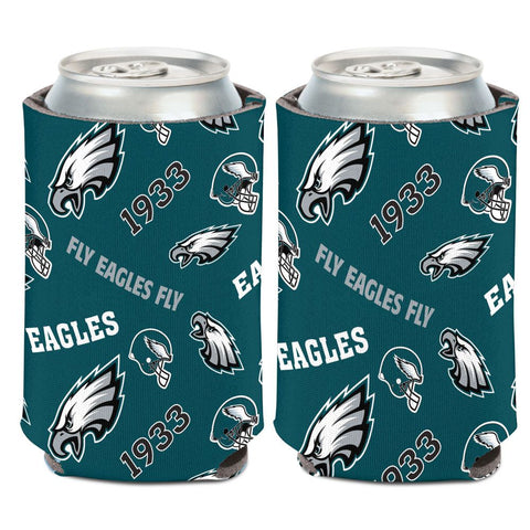 Philadelphia Eagles Can Cooler Scatterprint Design-0