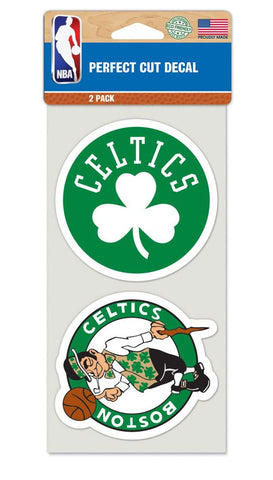 Boston Celtics Set of 2 Die Cut Decals - Special Order-0