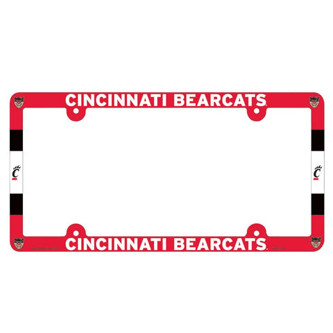 Cincinnati Bearcats License Plate Frame Plastic Full Color Style-0