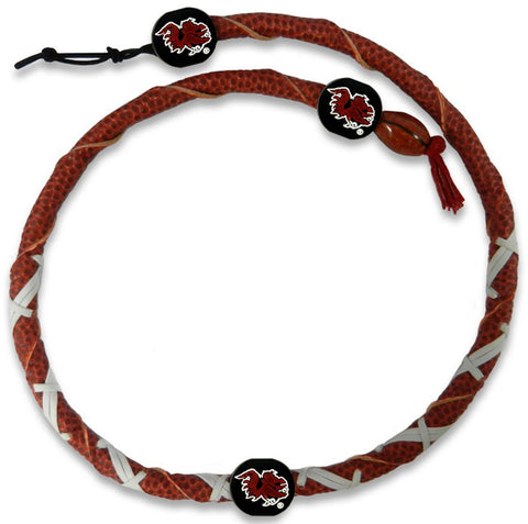 South Carolina Gamecocks Necklace Spiral Football CO-0