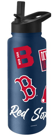 Boston Red Sox Quencher Bottle 34oz Stainless Steel Dreamweave-0