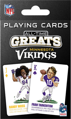 Minnesota Vikings Playing Cards All-Time Greats-0