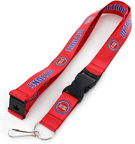 Detroit Pistons Lanyard Red Special Order-0