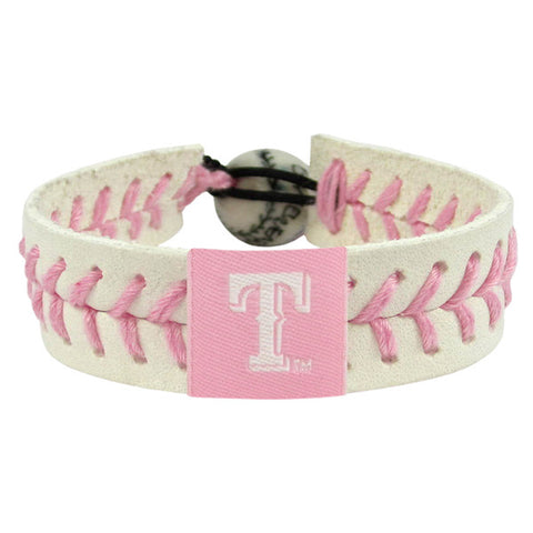 Texas Rangers Bracelet Baseball Pink CO-0