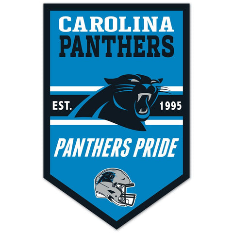 Carolina Panthers Sign 11x17 Wood Chevron-0