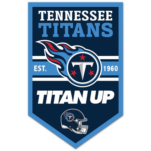 Tennessee Titans Sign 11x17 Wood Chevron-0