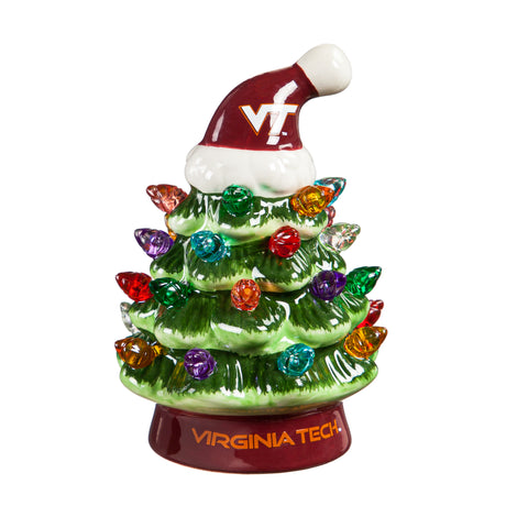 Virginia Tech Hokies Christmas Tree 4 Inch LED Tabletop-0