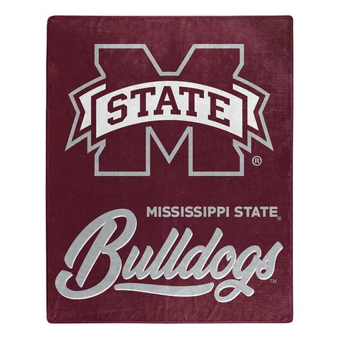 Mississippi State Bulldogs Blanket 50x60 Raschel Signature Design-0