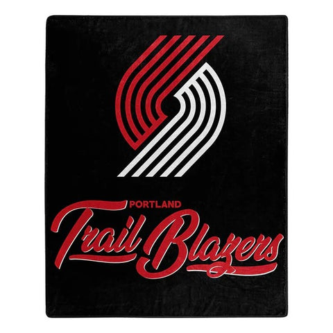 Portland Trail Blazers Blanket 50x60 Raschel Signature Design-0