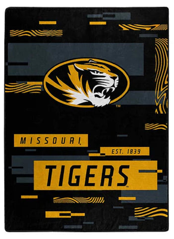 Missouri Tigers Blanket 60x80 Raschel Digitize Design-0