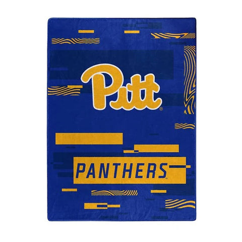 Pittsburgh Panthers Blanket 60x80 Raschel Digitize Design-0