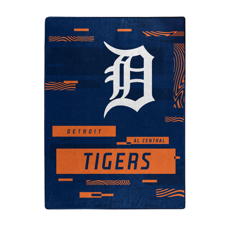 Detroit Tigers Blanket 60x80 Raschel Digitize Design-0