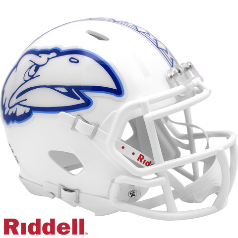 Kansas Jayhawks Helmet Riddell Replica Mini Speed Style White-0