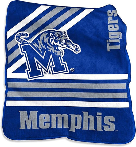 Memphis Tigers Blanket 50x60 Raschel Throw-0