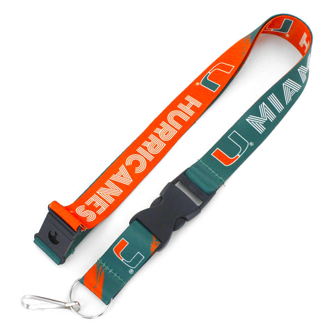 Miami Hurricanes Lanyard Crossfade Design-0