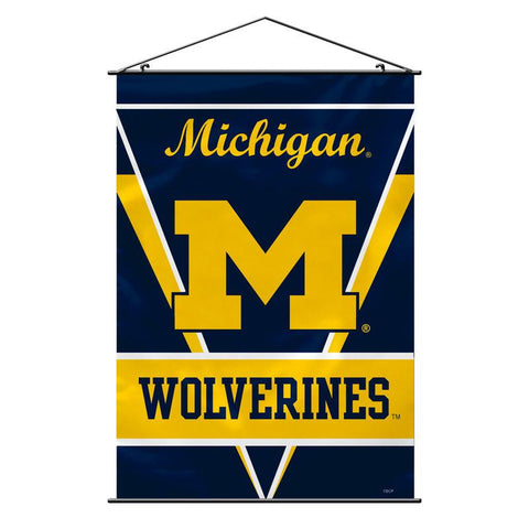 Michigan Wolverines Banner 28x40 Wall Style