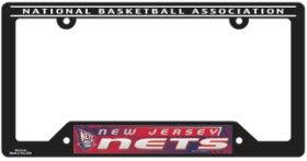New Jersey Nets Plastic License Plate Frame - Team Fan Cave