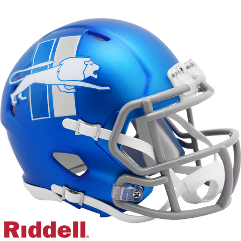Detroit Lions Helmet Riddell Replica Mini Speed Style On-Field Alternate 2023-0