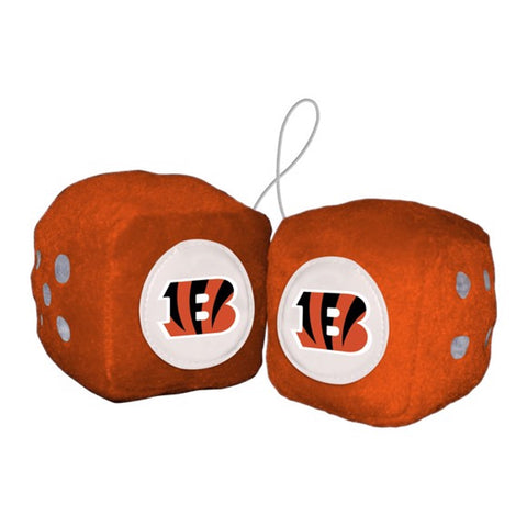 Cincinnati Bengals Fuzzy Dice-0