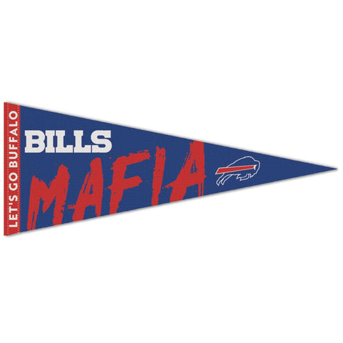 Buffalo Bills Pennant 12x30 Premium Style Bills Mafia Design - Special Order-0