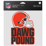 Cleveland Browns Decal 8x8 Perfect Cut Color Slogan-0