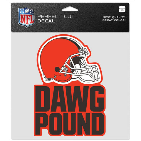 Cleveland Browns Decal 8x8 Perfect Cut Color Slogan-0
