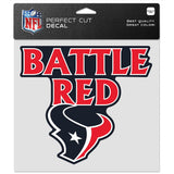 Houston Texans Decal 8x8 Perfect Cut Color Slogan-0