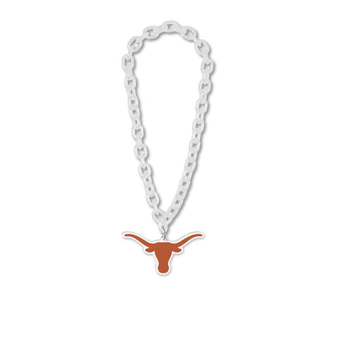 Texas Longhorns Necklace Big Fan Chain-0