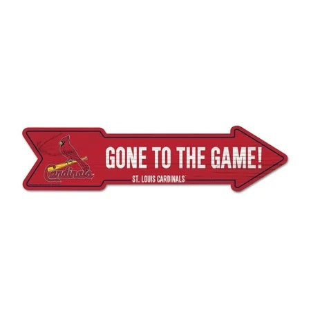 St. Louis Cardinals Sign 6x24 Wood Arrow-0