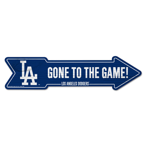 Los Angeles Dodgers Sign 6x24 Wood Arrow-0
