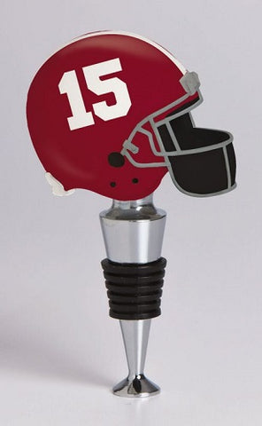Alabama Crimson Tide Football Helmet Wine Bottle Stopper-0