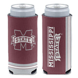 Mississippi State Bulldogs Can Cooler Slim Can Design-0