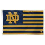 Notre Dame Fighting Irish Flag 3x5 Deluxe Style Stars and Stripes Design-0