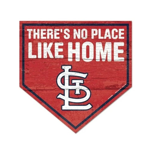 St. Louis Cardinals Sign Wood Homeplate-0