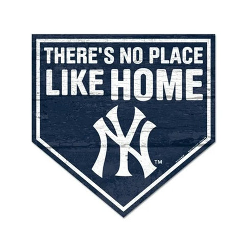 New York Yankees Sign Wood Homeplate-0