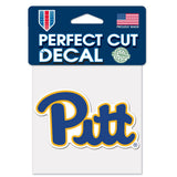 Pittsburgh Panthers Decal 4x4 Perfect Cut Color - Special Order-0