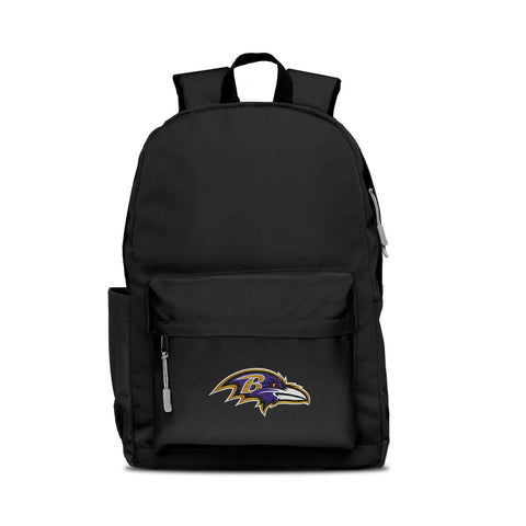 Baltimore Ravens Backpack Campus Laptop Black with Gray-0