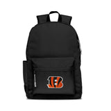 Cincinnati Bengals Backpack Campus Laptop Black with Gray-0