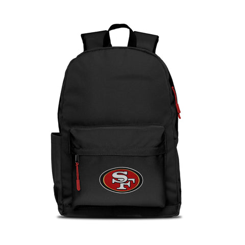 San Francisco 49ers Backpack Campus Laptop Black with Red-0