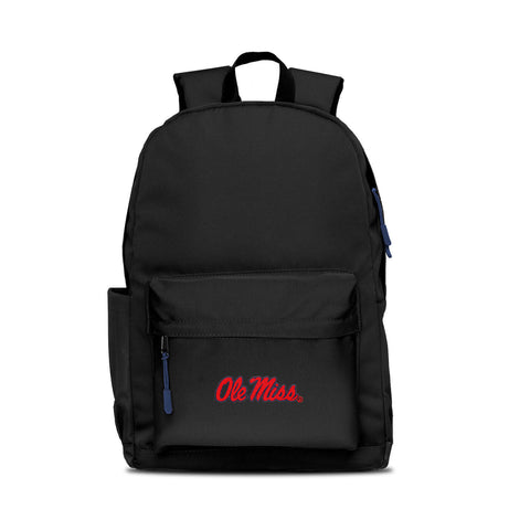 Mississippi Rebels Backpack Campus Laptop Black With Navy-0