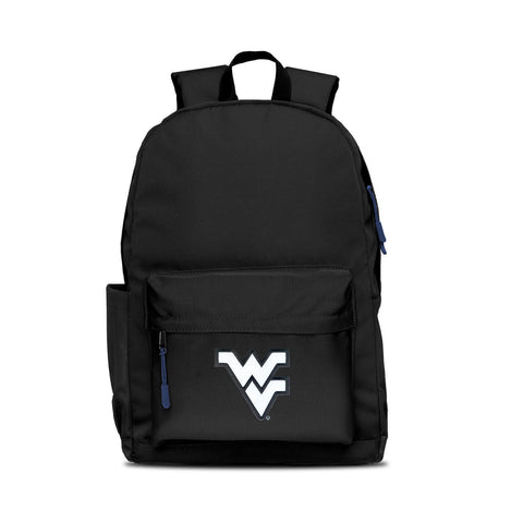West Virginia Mountaineers Backpack Campus Laptop Black With Navy-0