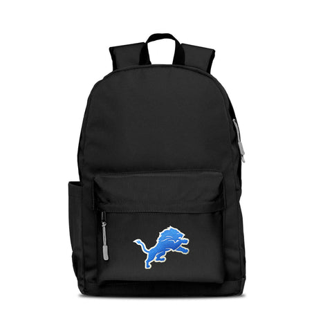 Detroit Lions Backpack Campus Laptop Black with Gray-0