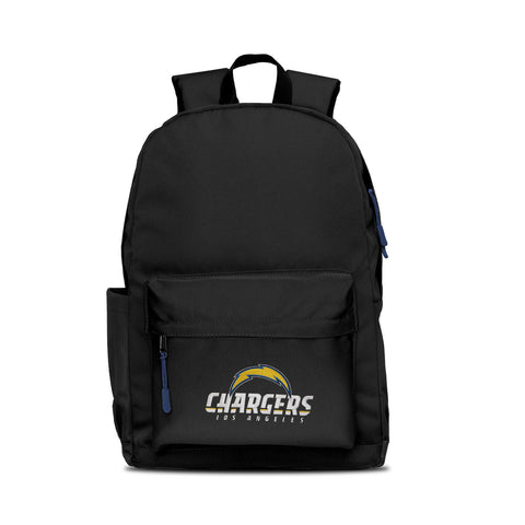 Los Angeles Chargers Backpack Campus Laptop Black with Navy-0