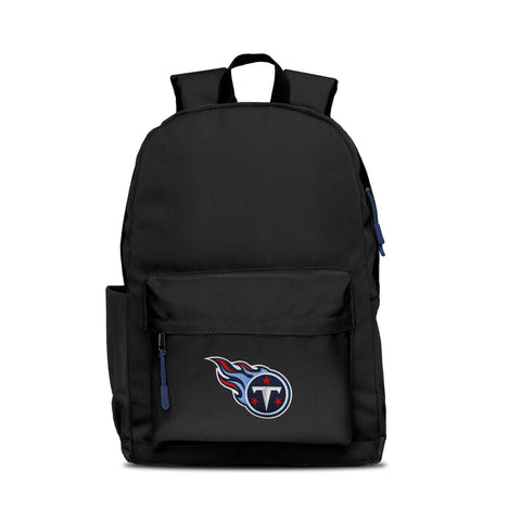 Tennessee Titans Backpack Campus Laptop Black with Navy-0