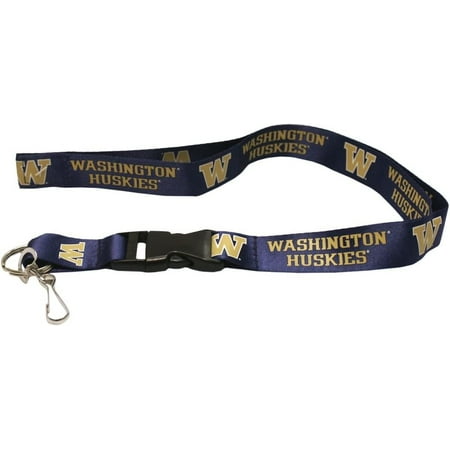 Washington Huskies Lanyard Breakaway with Key Ring-0