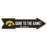 Iowa Hawkeyes Sign 6x24 Wood Arrow-0