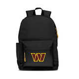 Washington Commanders Backpack Campus Laptop Black with Yellow-0